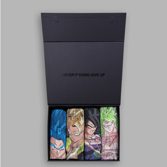 Darc Sport x Wolves Club Broly vs Gogeta “Side by Side” Tee Box Set Size Medium - Picture 2 of 9